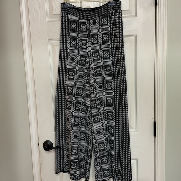 Cecilia Prado Brazil Anthropologie Wide Leg Knit Pants - Picture 4 of 7